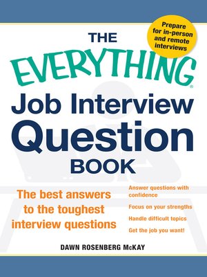 cover image of The Everything Job Interview Question Book